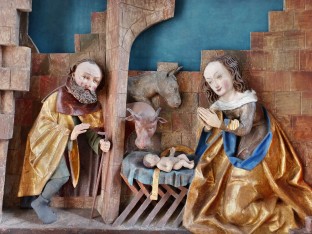 Detail des Weihnachtsaltars der St.-Johannis-Kirche Plauen